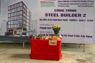 Khởi công dự án Văn Phòng Cho Thuê STEEL BUILDER 2 - Phạm Ngọc Thạch