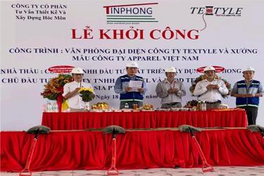 Khởi công Dự án Văn Phòng Đại Diện Công Ty Textyle và Xưởng Mẫu công ty Apparel Việt Nam